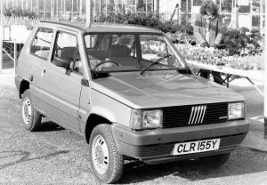 Fiat Panda 45 Super 1983 года (UK)
